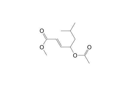 Methyl 4-Acetoxy-6-methylhept-2-enoate