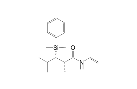 (2S,3S)-3-[dimethyl(phenyl)silyl]-2,4-dimethyl-N-vinyl-pentanamide