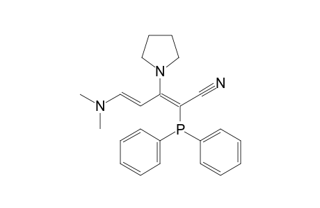 5-(Dimethylamino)-2-(diphenylphosphino)-3-pyrrolidin-1-ylpenta-2,4-dienenitrile