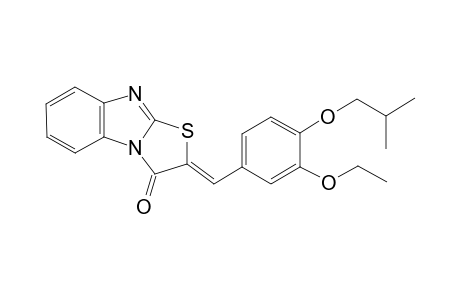 2-(3-Ethoxy-4-isobutoxybenzylidene)[1,3]thiazolo[3,2-a]benzimidazol-3(2H)-one