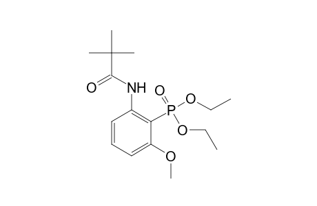 Diethyl {2-[(2,2-Dimethylpropanoyl)amino]-6-methoxyphenyl}phosphonate
