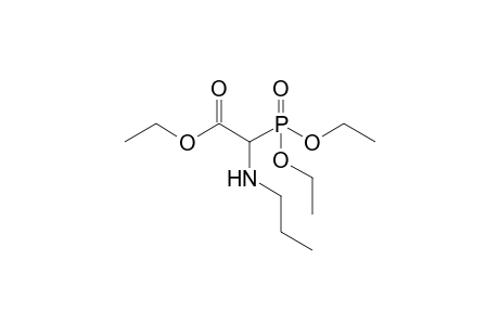 Ethyl 2-diethoxyphosphoryl-2-(propylamino)acetate