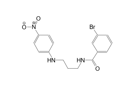 3-Bromanyl-N-[3-[(4-nitrophenyl)amino]propyl]benzamide