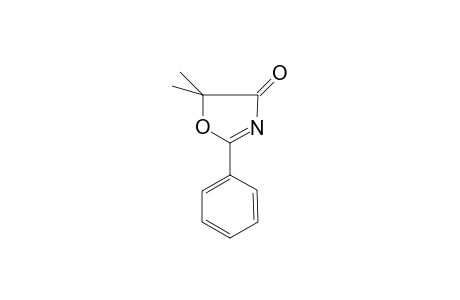 4(5H)-Oxazolone, 5,5-dimethyl-2-phenyl-