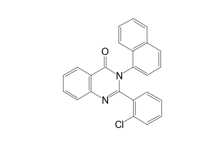 2-(2-Chlorophenyl)-3-(1-naphthalenyl)-4-quinazolinone