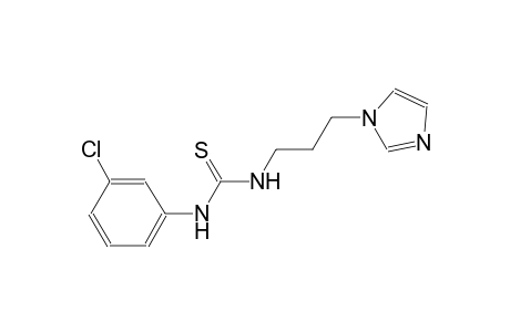 N-(3-chlorophenyl)-N'-[3-(1H-imidazol-1-yl)propyl]thiourea