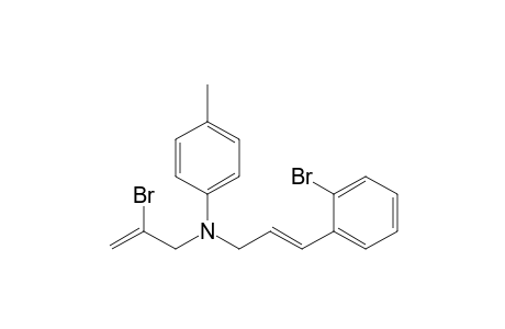 N-(2'-Bromoallyl)-N-(2"-bromocinnamyl)-4-methylaniline