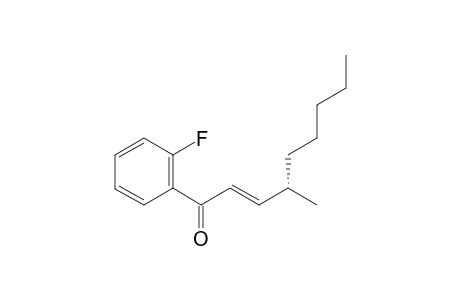 (+)-(4S,2E)-1-(2-Fluoro-phenyl)-4-methyl-non-2-en-1-one