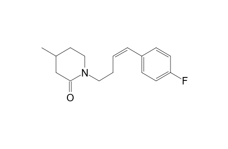 1-(p-fluorophenyl)-4-(4-methyl-2-oxopiperidinyl)butene
