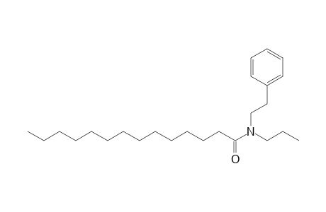 Myristamide, N-(2-phenylethyl)-N-propyl-