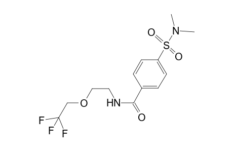 4-(dimethylsulfamoyl)-N-[2-(2,2,2-trifluoroethoxy)ethyl]benzamide