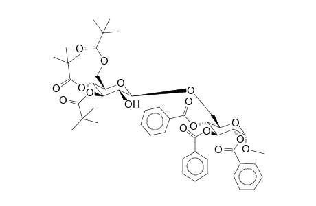 Methyl-2,3,4-tri-O-benzoyl-6-O-(3,4,6-tri-O-pivaloyl-b-d-glucopyranosyl)-a-d-glucopyranoside