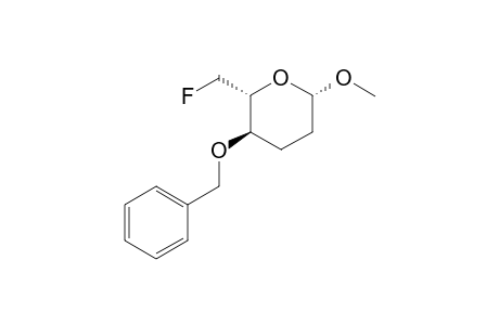(-)-L-.beta.-Methyl 4-O-Benzyl-6-fluoroamicetoside