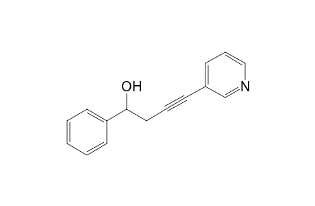1-Phenyl-4-(pyridin-3'-yl)but-3-yn-1-ol