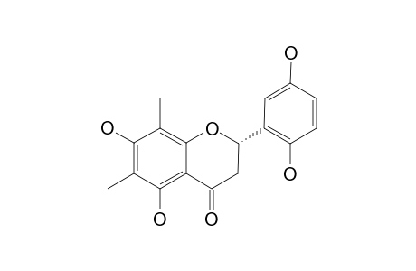MYRCIACETIN;6,8-DIMETHYL-5,7,2',5'-TETRAHYDROXYFLAVANONE