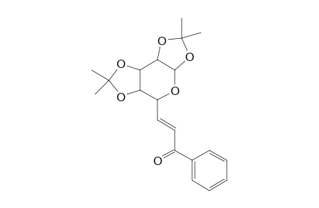 (E)-7-Benzoyl-6,7-dideoxy-1,2:3,4-di-O-isopropylidene-6.alpha.-D-galacto-hepteno-1,5-pyrannose