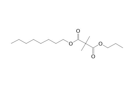 Dimethylmalonic acid, octyl propyl ester