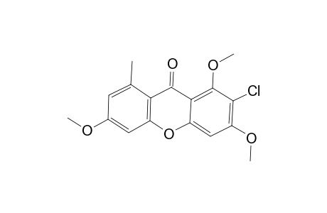 9H-Xanthen-9-one, 2-chloro-1,3,6-trimethoxy-8-methyl-