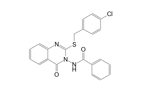 benzamide, N-(2-[[(4-chlorophenyl)methyl]thio]-4-oxo-3(4H)-quinazolinyl)-