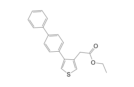 Ethyl 2-(4-([1,1'-biphenyl]-4-yl)thiophen-3-yl)acetate