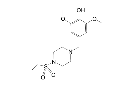 4-(4-Ethanesulfonyl-piperazin-1-ylmethyl)-2,6-dimethoxy-phenol
