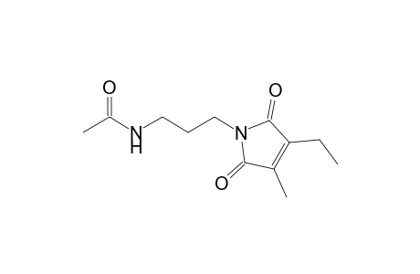 1-[3-(Acetylamino)propyl]-3-ethyl-4-methyl-2,5-dihydro-1H-pyrrol-2,5-dione