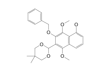 7-BENZYLOXY-6-(5,5-DIMETHYL-1,3-DIOXAN-2-YL)-5,8-DIMETHOXYNAPHTHALEN-1-OL