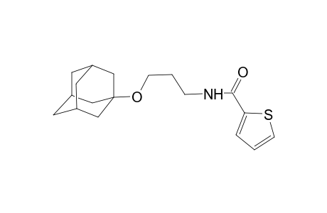 2-Thiophenecarboxamide, N-[3-(tricyclo[3.3.1.1(3,7)]dec-1-yloxy)propyl]-