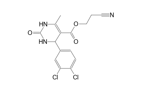 2-cyanoethyl 4-(3,4-dichlorophenyl)-6-methyl-2-oxo-1,2,3,4-tetrahydro-5-pyrimidinecarboxylate