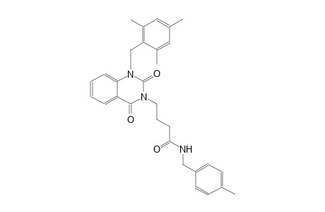 4-(1-(mesitylmethyl)-2,4-dioxo-1,4-dihydro-3(2H)-quinazolinyl)-N-(4-methylbenzyl)butanamide