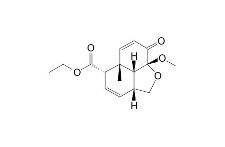Ethyl (2aR*,5S*,5aR*,8aR,8bR*)-8a-Methoxy-5a-methyl-8-oxo-2a,5,5a,8,8a,8b-hexahydro-2H-benzo[cd]isobenzofuran-5-carboxylate