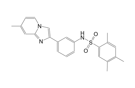 benzenesulfonamide, 2,4,5-trimethyl-N-[3-(7-methylimidazo[1,2-a]pyridin-2-yl)phenyl]-