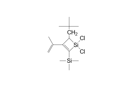 1,1-DICHLORO-2-TRIMETHYLSILYL-3-(1'-METHYLETHENYL)-4-NEOPENTYL-1-SILACYCLOBUT-2-ENE