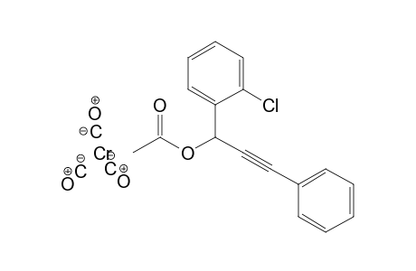 Tricarbonyl-[1-(1'-acetoxy-3'-phenylpropargyl)-2-chlorophenyl]-chromium
