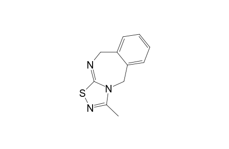 3-METHYL-5,10-DIHYDRO-BENZO-[E]-1,2,4-THIADIAZOLO-[4,5-A]-[1,3]-DIAZEPINE