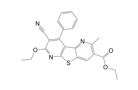 ETHYL-8-CYANO-7-ETHOXY-2-METHYL-9-PHENYL-THIENO-[2,3-B:4,5-B']-DIPYRIDINE-3-CARBOXYLATE