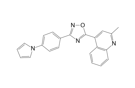 2-Methyl-4-{3-[4-(1H-pyrrol-1-yl)phenyl]-1,2,4-oxadiazol-5-yl}quinoline