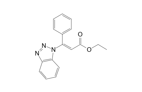 Ethyl 3-(1'-H-benzotriazol-1'-yl)-3-phenylpropenoate