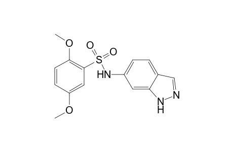 Benzenesulfonamide, N-(1H-indazol-6-yl)-2,5-dimethoxy-