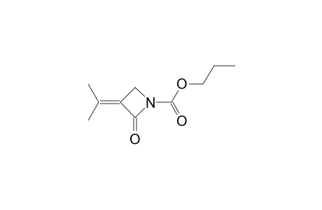 3-(1-METHYLETHYLIDENE)-2-OXO-1-AZETIDINE-CARBOXYLIC-ACID-PROPYLESTER