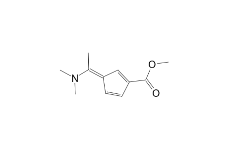 1,4-Cyclopentadiene-1-carboxylic acid, 3-[1-(dimethylamino)ethylidene]-, methyl ester