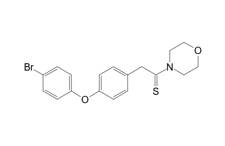 2-[4'-(p-Bromophenoxy)phenyl]-1-morpholin-4-yl-Ethanethione