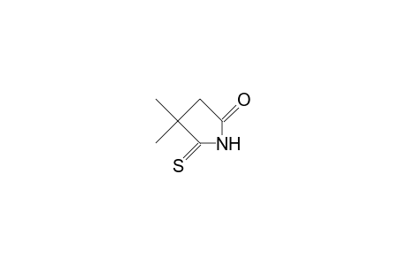 3,3-Dimethyl-5-oxo-pyrrolidine-2-thione