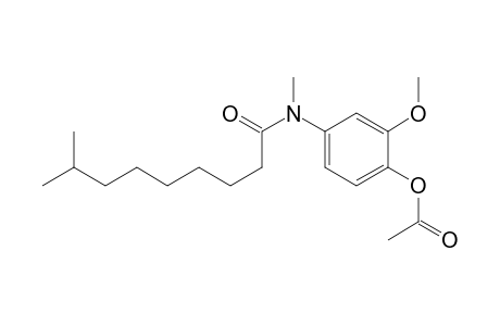 1-((3-methoxy-4-acetoxyphenyl)methylaminocarbonyl)-7-methyloctane
