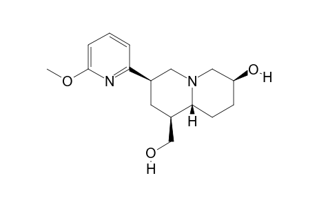 (3S,7R,9S,9aR)-7-(6-methoxy-2-pyridyl)-9-methylol-quinolizidin-3-ol