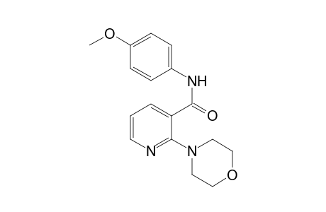 N-(4-methoxyphenyl)-2-(4-morpholinyl)nicotinamide