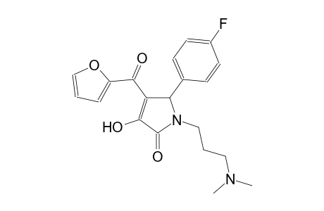 2H-pyrrol-2-one, 1-[3-(dimethylamino)propyl]-5-(4-fluorophenyl)-4-(2-furanylcarbonyl)-1,5-dihydro-3-hydroxy-