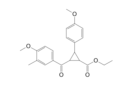 2-(4-Methoxy-3-methyl-benzoyl)-3-(4-methoxyphenyl)cyclopropanecarboxylic acid ethyl ester