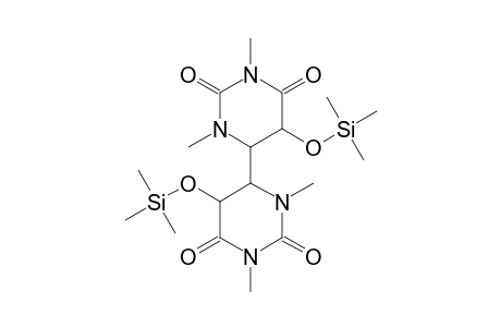 6-(1,3-dimethyl-2,6-dioxo-5-trimethylsilyloxy-hexahydropyrimidin-4-yl)-1,3-dimethyl-5-trimethylsilyloxy-hexahydropyrimidine-2,4-dione