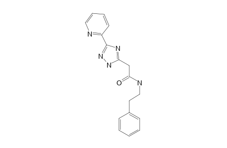 N-(2-Phenylethyl)-2-[3-(pyridin-2-yl)-1H-1,2,4-triazol-5-yl]acetamide